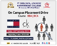 On Campus Placement Drive of Calvin Klein & Tommy Hilfiger - Pt. Deen Dayal Upadhyay Management College